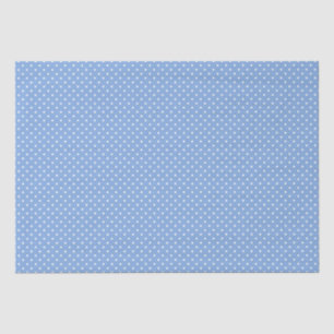 Papiertuch/blaue Polka-Punkte Seidenpapier