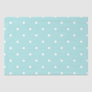 Papiertücher/Blatt-blaue Polka-Dosen-Papiere Seidenpapier