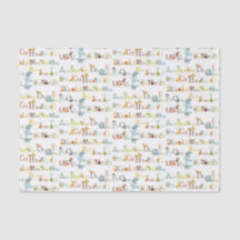 Papiertücher - Farbenfrohe Alphabet