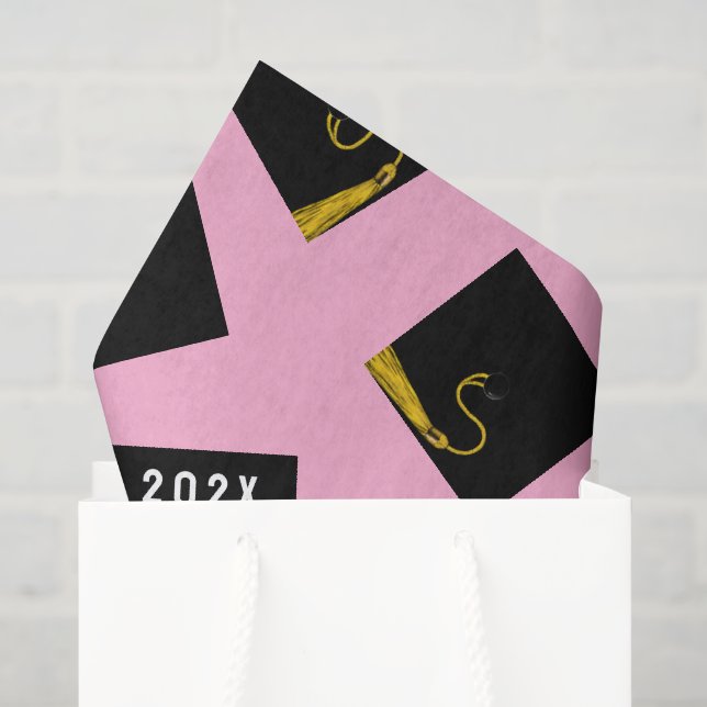 Papiertücher für den rosa Abschluss Seidenpapier (Geschenktüte)