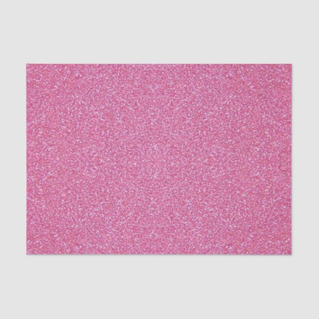 Papiertücher für den rosa Glitzer Seidenpapier (Vorderseite)