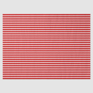 Papiertücher für die roten horizontalen Streifen Seidenpapier