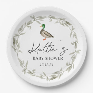 Papiertüte aus Entenpapier, mallarde Teller. Pappteller