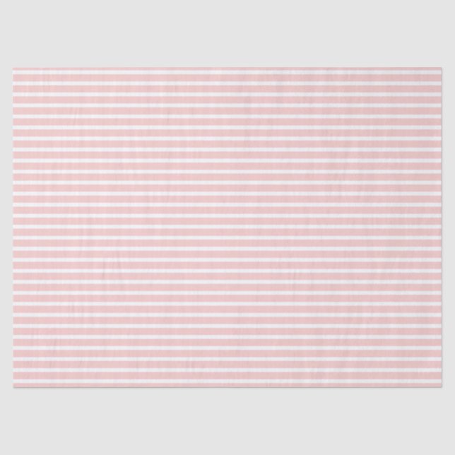 Papiertüte für die rosa Streifen Seidenpapier (Vorderseite)