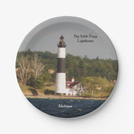 Papiertüte für große Sable Point Lighthouse Pappteller