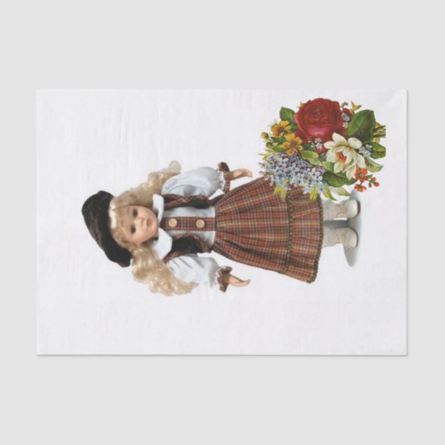 Papiertüte Viktorianisch Seidenpapier (Vorderseite)