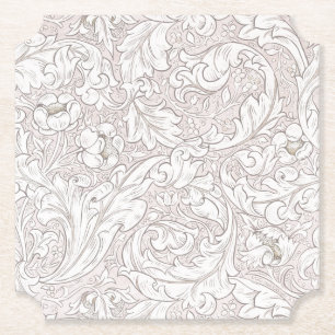 PAPIERUNTERLAGE : WILLIAM MORRIS : BLUMENMUSTER UNTERSETZER