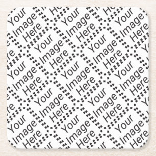 PapierUntersetzer (mit Ziegeln gedeckt) Rechteckiger Pappuntersetzer