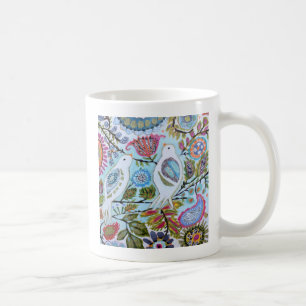 Papiervögel I Kaffeetasse