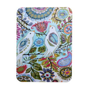 Papiervögel I Magnet