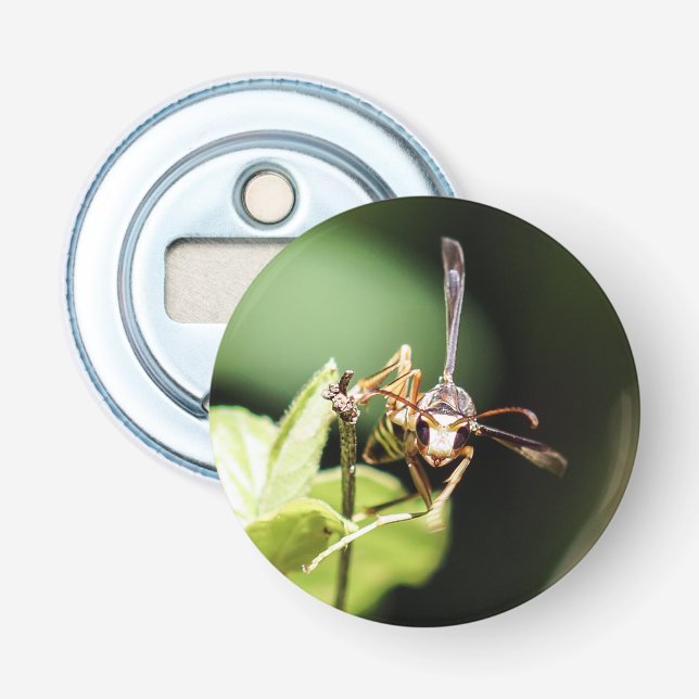 Papierwespe-Magnet-Flaschen-Öffner Flaschenöffner (Vorderseite)