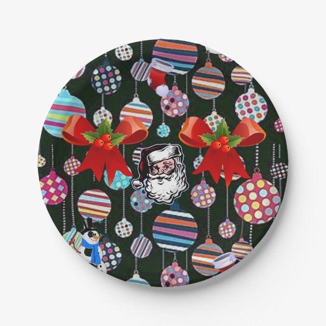 Papiierteller Weihnachten Pappteller (Vorderseite)