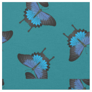 Papilio Ulysses Frack Butterflies Butterfly Stoff