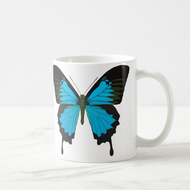 Papilio Ulysses Kaffeetasse (Rechts)