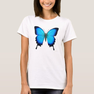 Papilio Ulysses Schmetterlings-Damen-Ernte-Shirt T-Shirt