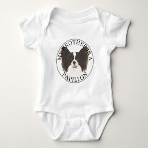Papillenhund Baby Strampler