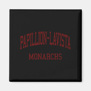 Papillion-Lavista High School HS Papillion NE Retr Magnet