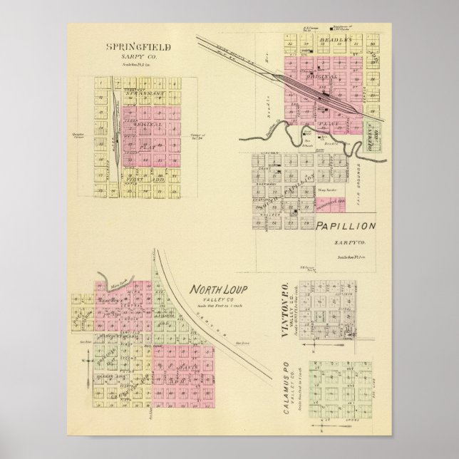 Papillion, Nebraska Poster (Vorne)