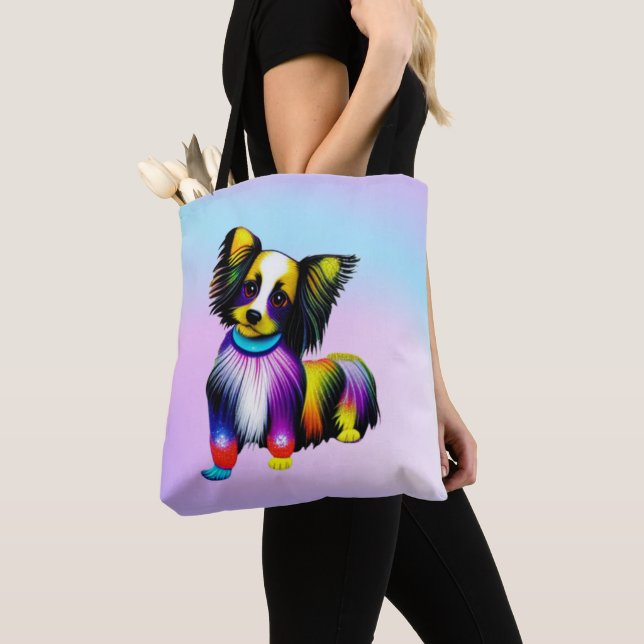 Papillion Pop Art Pastell Tasche (Von Nahem)