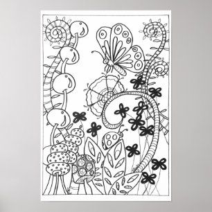 Papillon à affiche 13x19