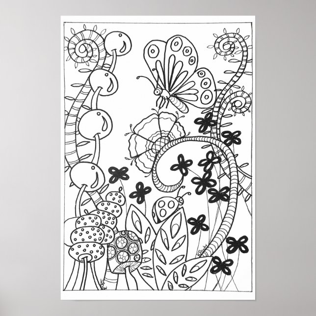 Papillon à affiche 13x19 (Devant)