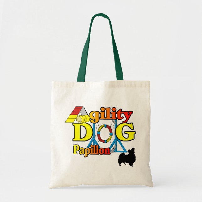 Papillon_Agility Geschenke Tragetasche (Vorne)