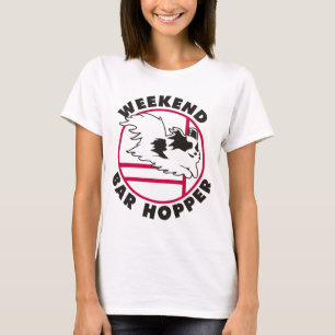 Papillon Agility-Wochenenden-Bar-Trichter T-Shirt