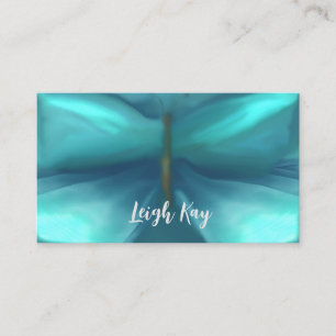 Papillon, Ailes, Bleu, Abstrait, Carte de visite