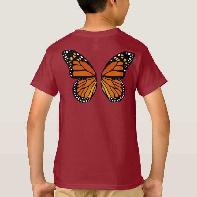 Papillon Ailes T-shirts pour enfants Tee - shirts  (Dos)