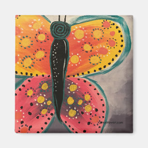 Papillon - aimant