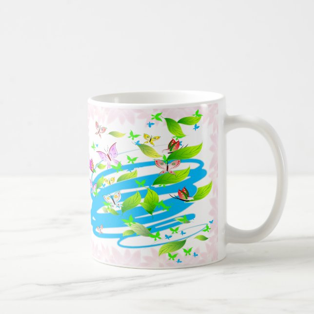 Papillon Art 12 Mug (Droite)