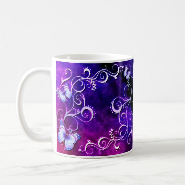 Papillon Art 3 Mug (Gauche)