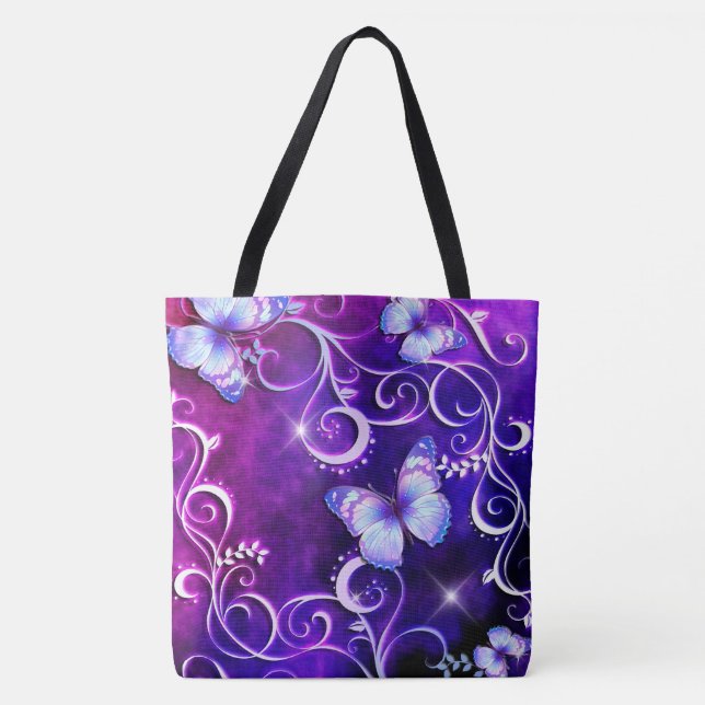 Papillon Art 3 Sac fourre-tout tout-sur-impression (Devant)