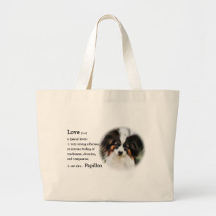 Papillon Art Gifts Jumbo Stoffbeutel