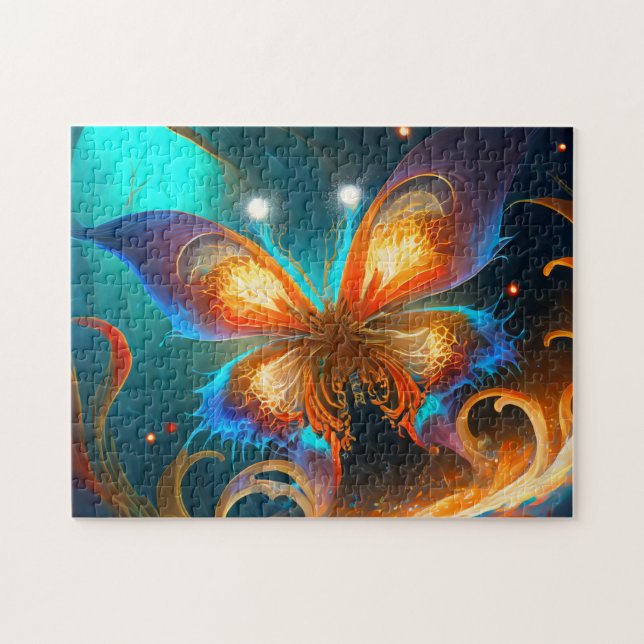 Papillon Art Photo Puzzles Internet Jigsaw Puz (Horizontal)