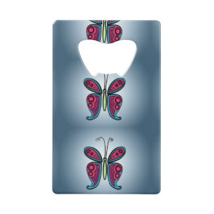 Papillon Autocollant Classique Rond Ornement en Cé
