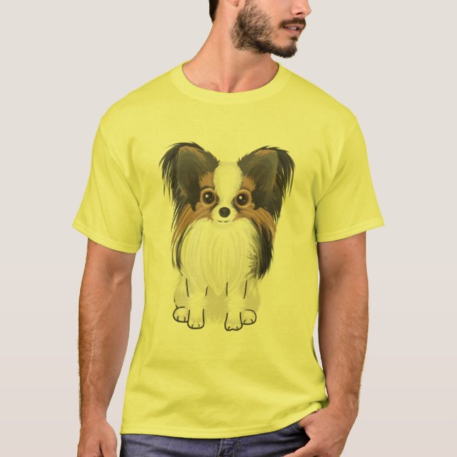 Papillon (Bild) T-Shirt (Vorderseite)