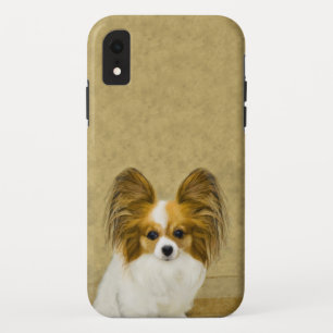 Papillon (blanc et noir) Peinture - Coque d'art de