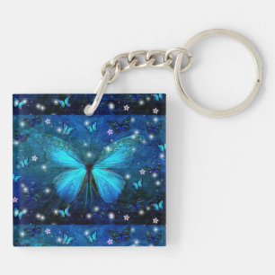 Papillon bleu élégant