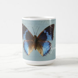 Papillon bleu kaffeetasse