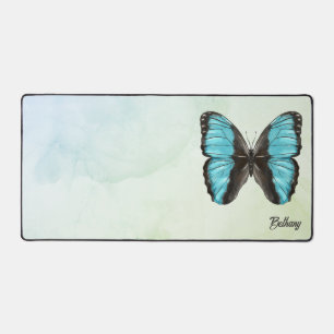 Papillon bleu Morpho Insect Art Nature Nom de l'au