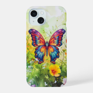 Papillon Bleu Orange Ailes