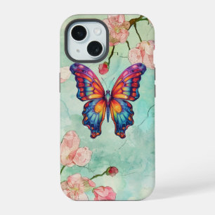 Papillon Bleu Orange Ailes
