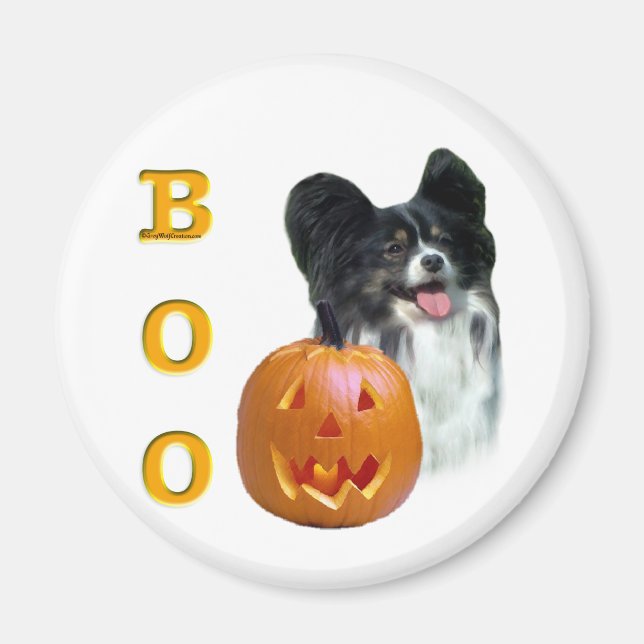 Papillon Boo Magnet (Vorne)