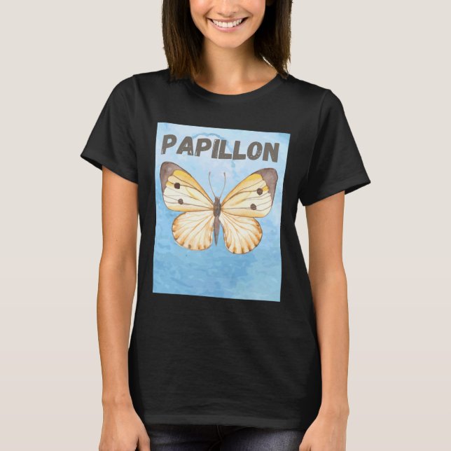 Papillon Butterfly T-Shirt (Vorderseite)