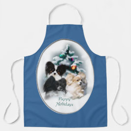 Papillon Christmas Geschenke Schürze