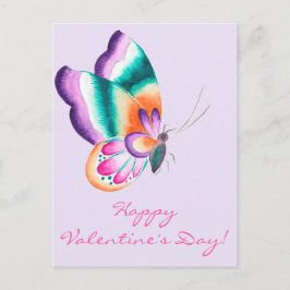 Papillon coloré | Carte postale Saint Valentin