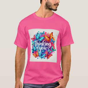 Papillon Coloré Penser De Vous Homme Tshirt