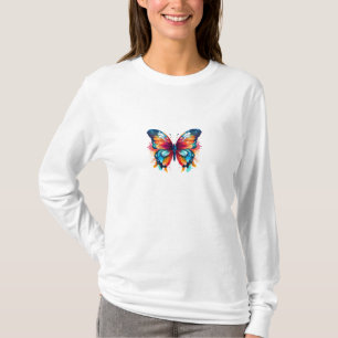 Papillon Coloré Sur Votre T-shirt