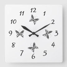 Papillon - Créez votre propre (CYO) - Horloge pour